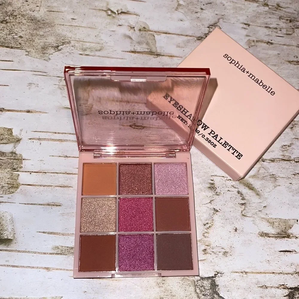 ☀️ Sophia+mabelle Eyeshadow Palette in pink and browns